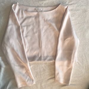 Club Monaco Blush Pink Crop (Size S)